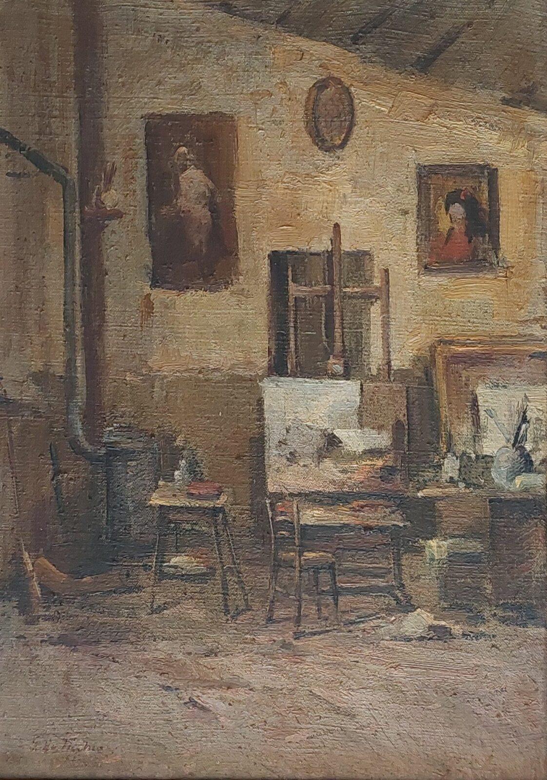 Lo studio di Vicolo dei Vetrai 11